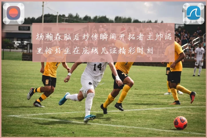 杨瀚森脑后妙传瞬间开拓者主帅诺里恰好坐在底线见证精彩时刻